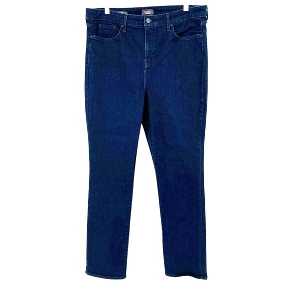 NYDJ Sheri Slim Lift Tuck Jeans Dark Wash Denim Size 16 - Picture 1 of 10